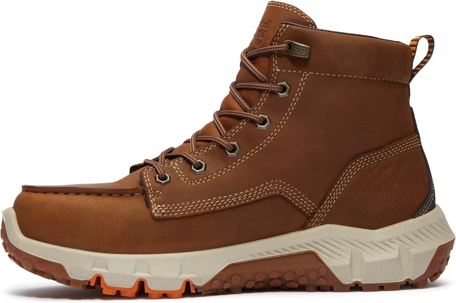 Timberland PRO Tempe 6 Inch Alloy Safety Toe Industrial Work Boots(Light Brown Full Grain)