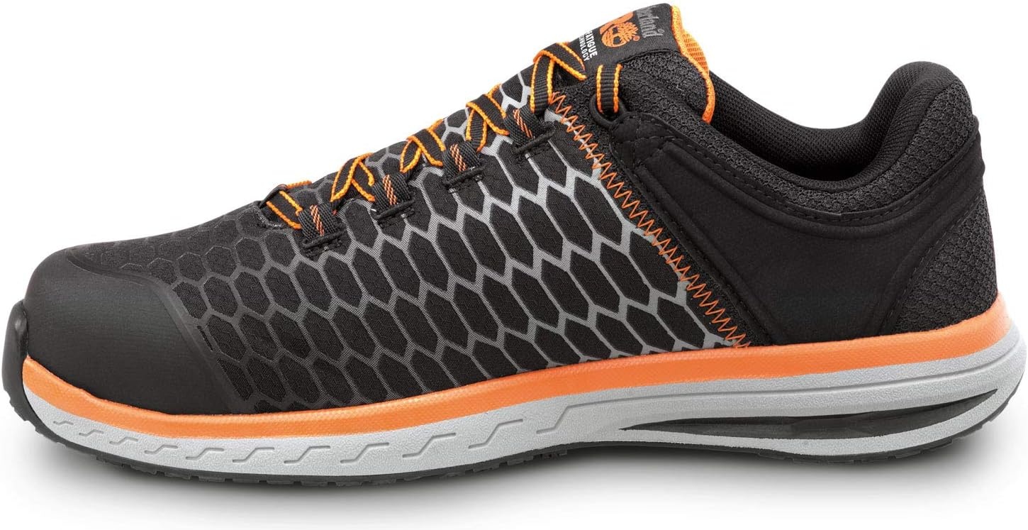 Timberland PRO Mens Powerdrive MaxTRAX Composite Toe SRO(Black/Orange)