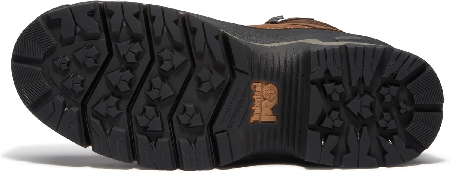 Timberland PRO Siberian 8 Inch Composite Safety Toe Insulated Waterproof Puncture Resistant Csa(Medium Brown V1)