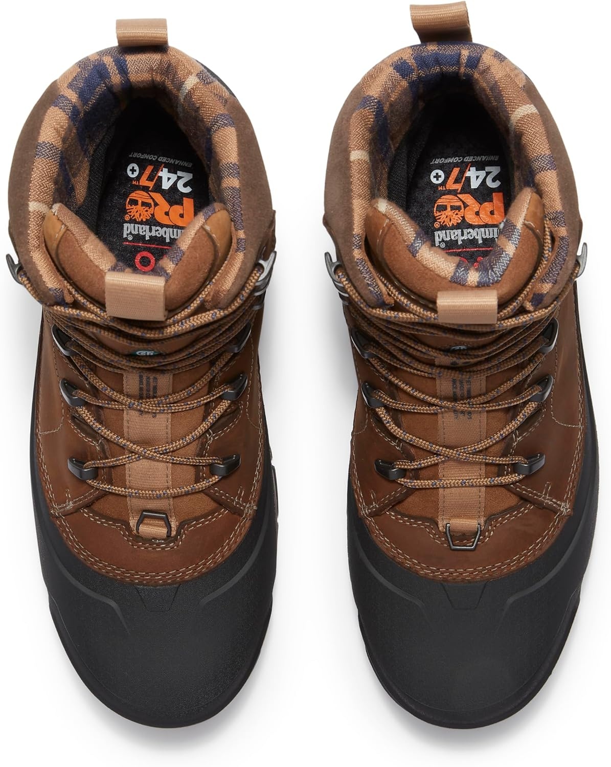 Timberland PRO Siberian 8 Inch Composite Safety Toe Insulated Waterproof Puncture Resistant Csa(Medium Brown V1)