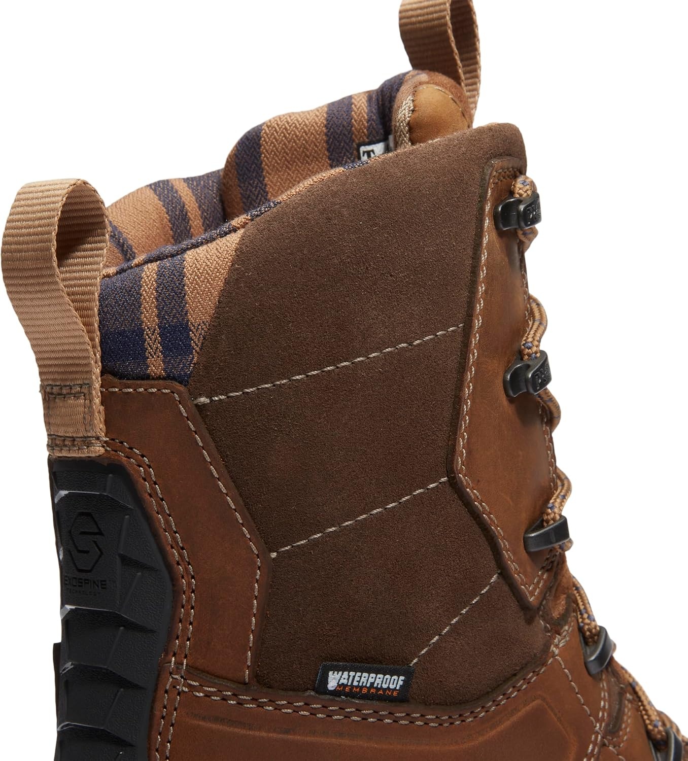 Timberland PRO Siberian 8 Inch Composite Safety Toe Insulated Waterproof Puncture Resistant Csa(Medium Brown V1)