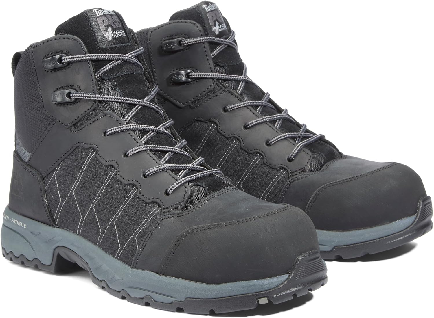 Timberland PRO Men’s Payload 6 Inch Composite Safety Toe Work Boots(Black V1)