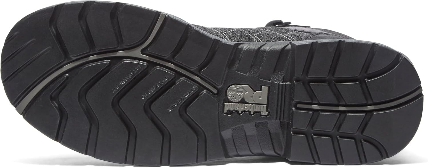 Timberland PRO Men’s Payload 6 Inch Composite Safety Toe Work Boots(Black V1)