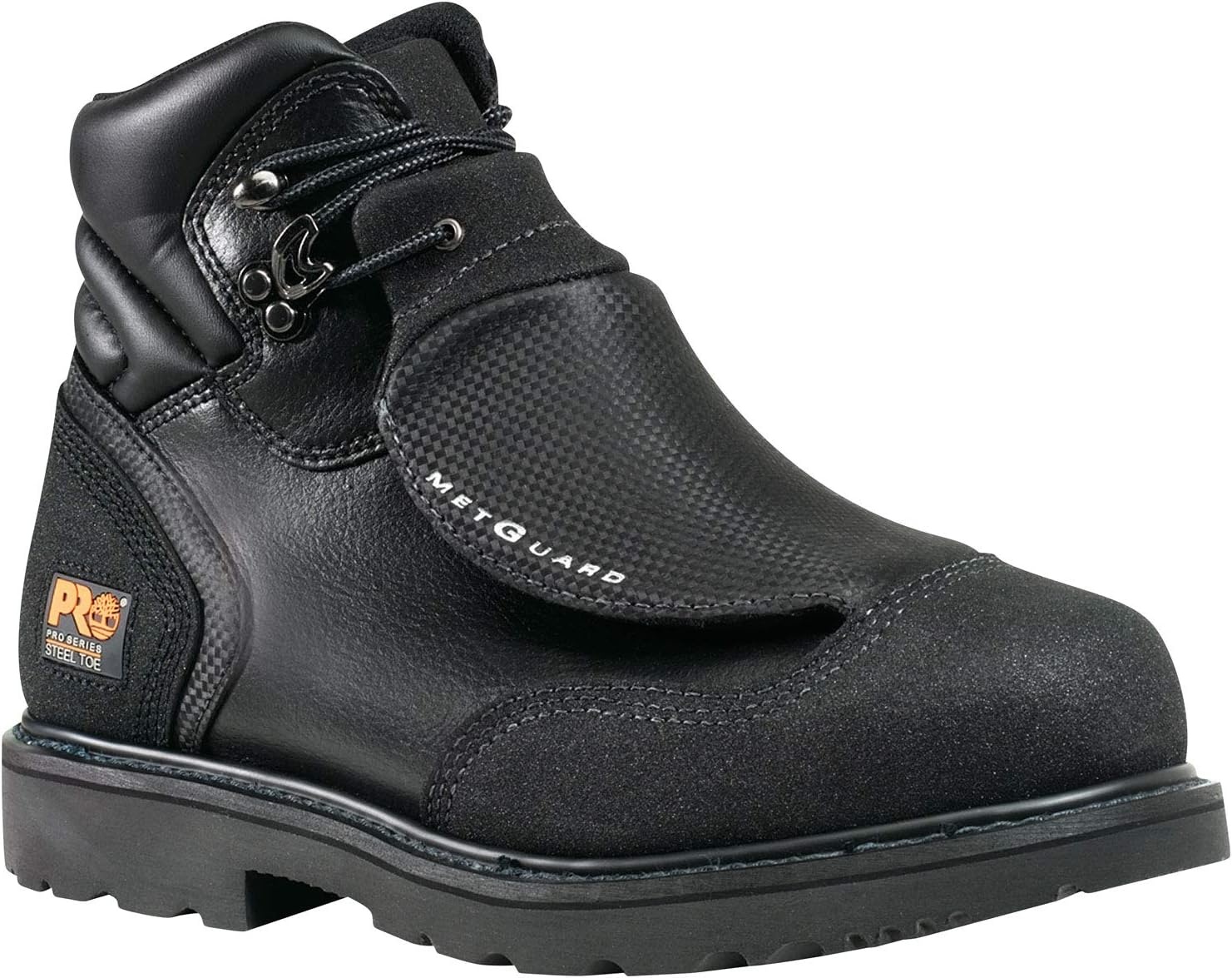 Timberland PRO mens External Met Guard 6 Inch Steel Safety Toe(Black V1)
