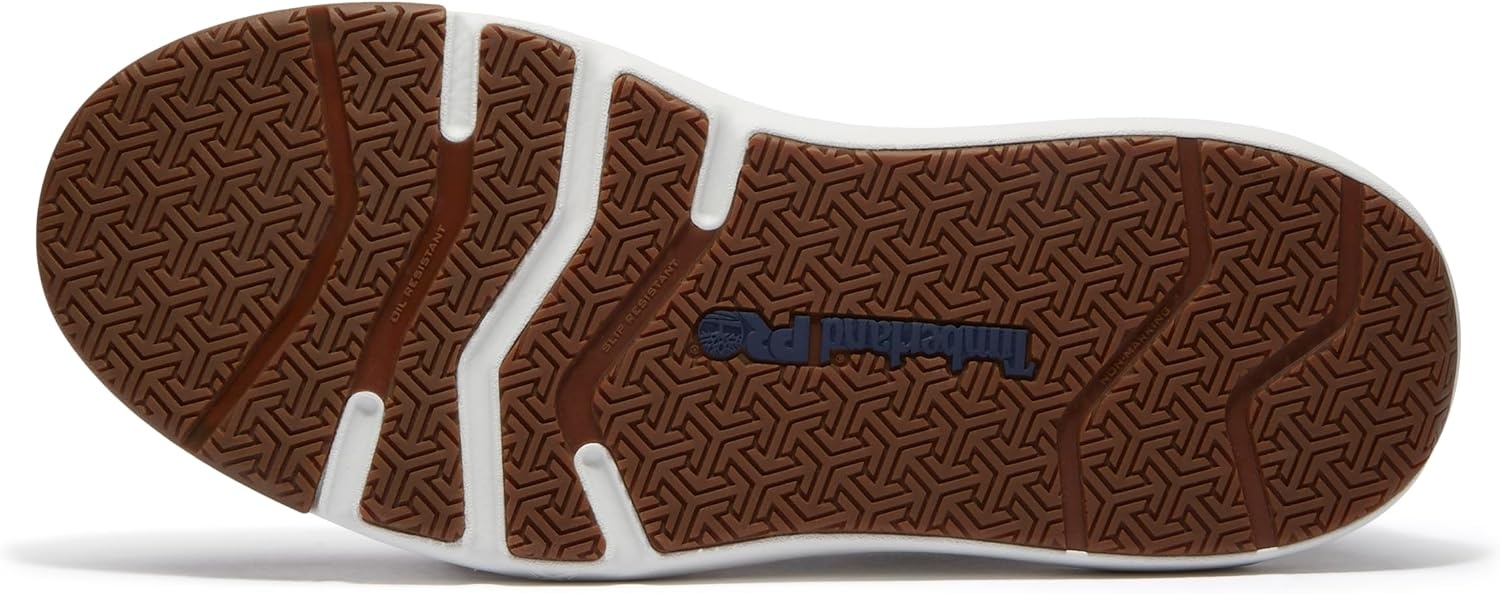 Timberland PRO Bridgeport Composite Safety Toe(Medium Brown Full Grain With Blue)