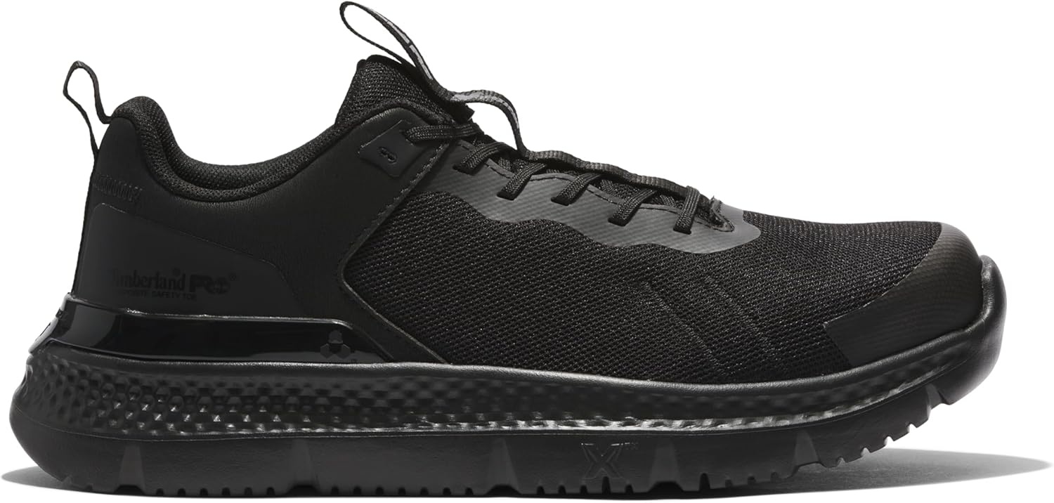 Timberland PRO Men’s Setra Composite Safety Toe Industrial Athletic Work Shoe, Black, 9W