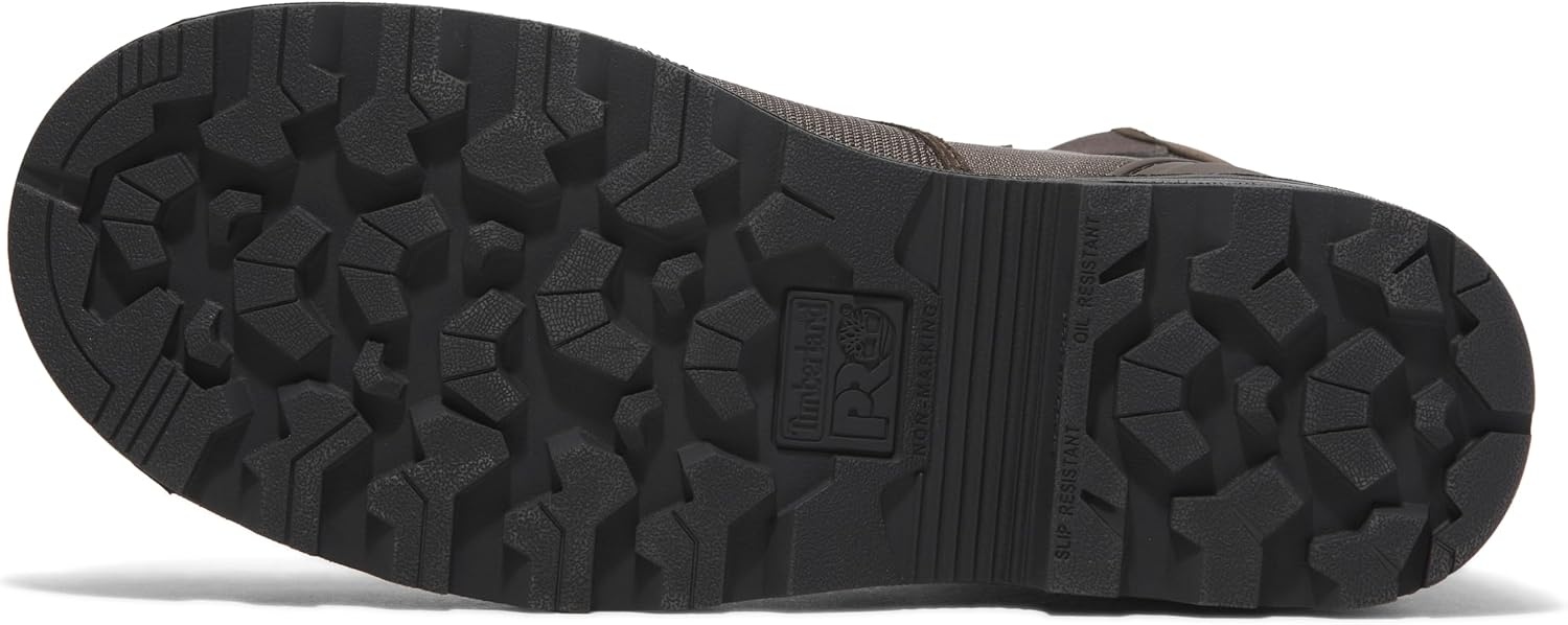 Timberland PRO Magnitude BOA 8 Inch Composite Safety Toe Waterproof Puncture Resistant(Brown)