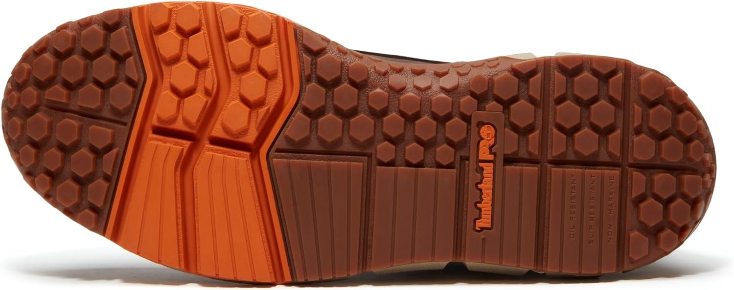 Timberland PRO Tempe 6 Inch Alloy Safety Toe Waterproof Industrial Work Boots(Rust Full Grain)