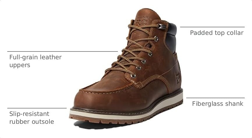 Timberland PRO mens Irvine Wedge 6 Inch Soft-toe Industrial Work Boot(Cathay Spice Brown)