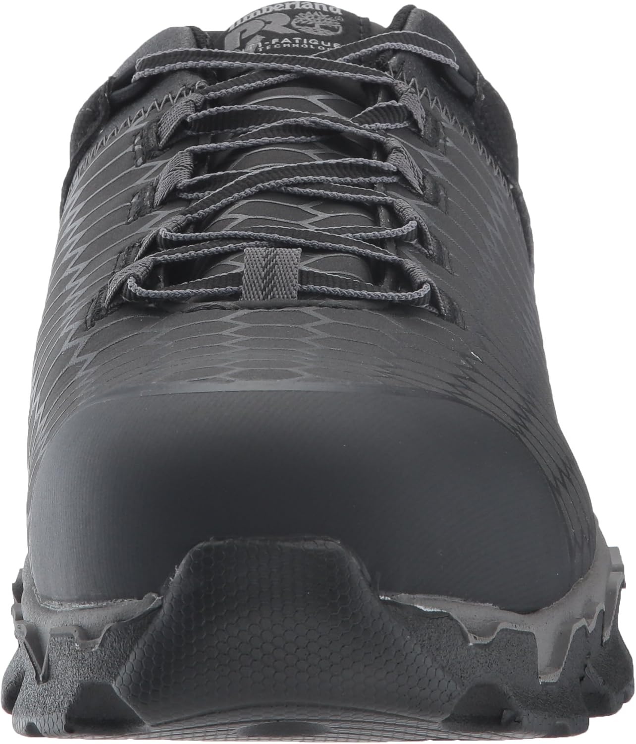 Timberland PRO Men’s Powertrain Sport Alloy Safety Toe Industrial Athletic Work Shoe, Black/Orange-2024 New, 10.5(Black Raptek V1)