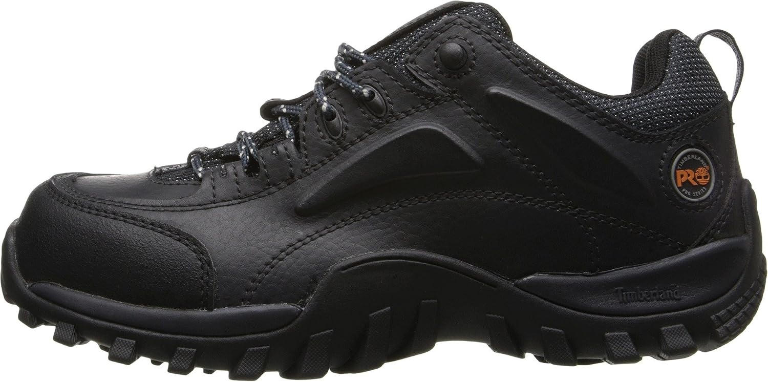 Timberland PRO Men’s Mudsill Steel Safety Toe Industrial Hiker Work Shoe(Black V1)