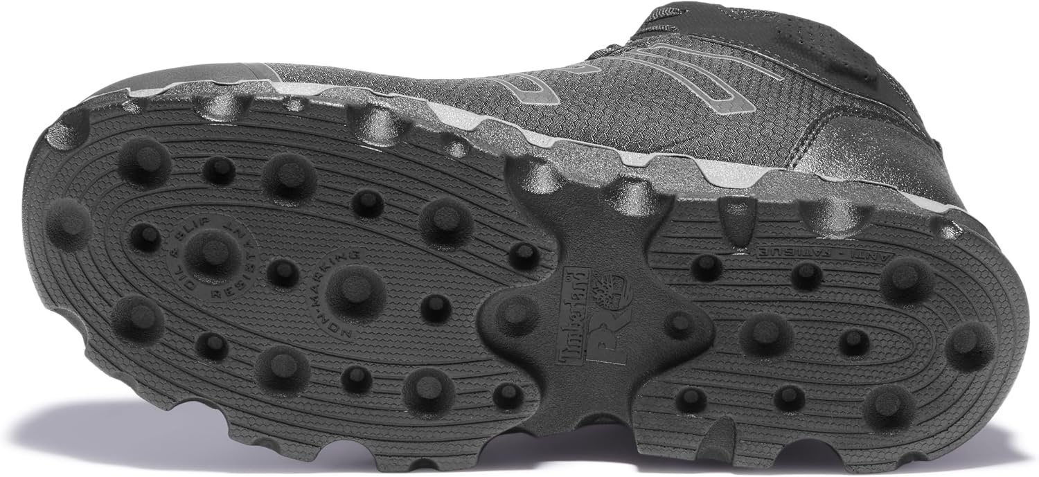 Timberland PRO Men’s Powertrain Alloy Toe Hiker Shoes(Black/Grey)
