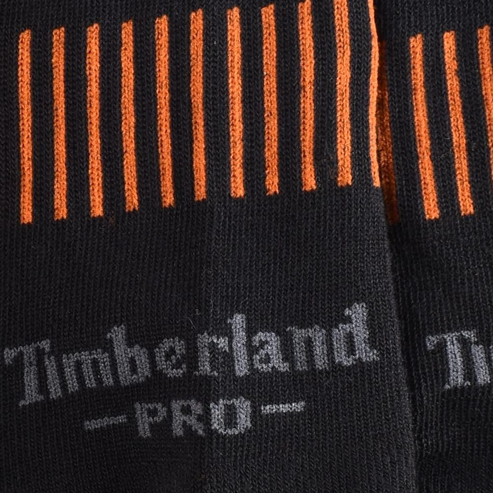 Timberland PRO 6-Pack Half Cushion Quarter Socks(Black (6 Pack))