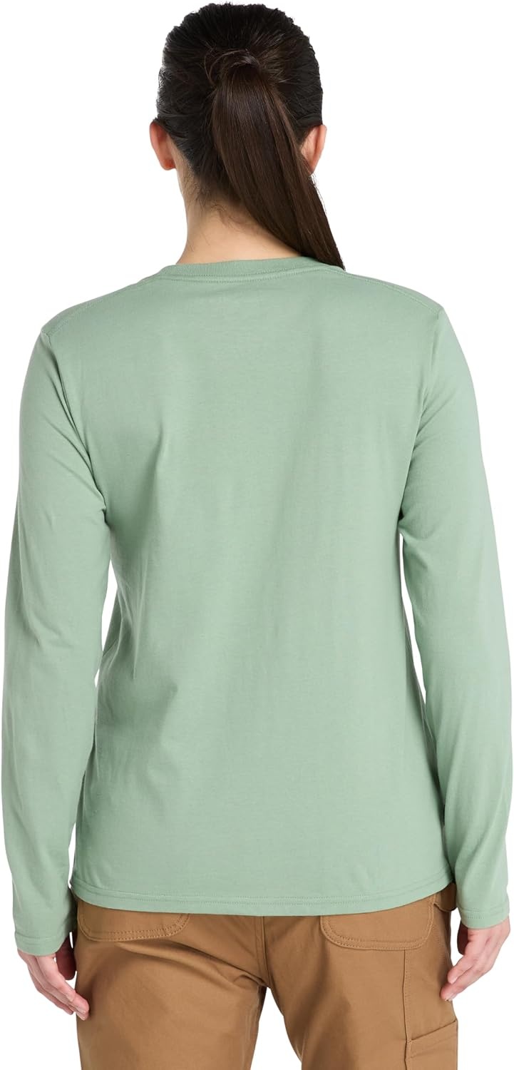 Timberland PRO Women’s Cotton Core Long-Sleeve T-Shirt(Green Bay)