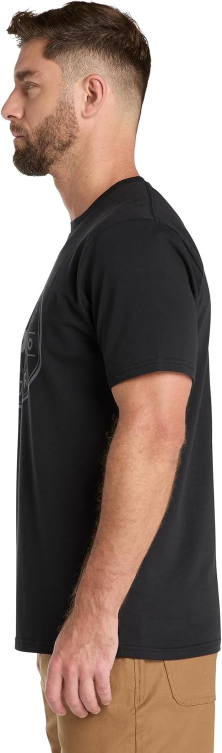 Timberland PRO Men’s Trademark Graphic Short-Sleeve T-Shirt(Black)