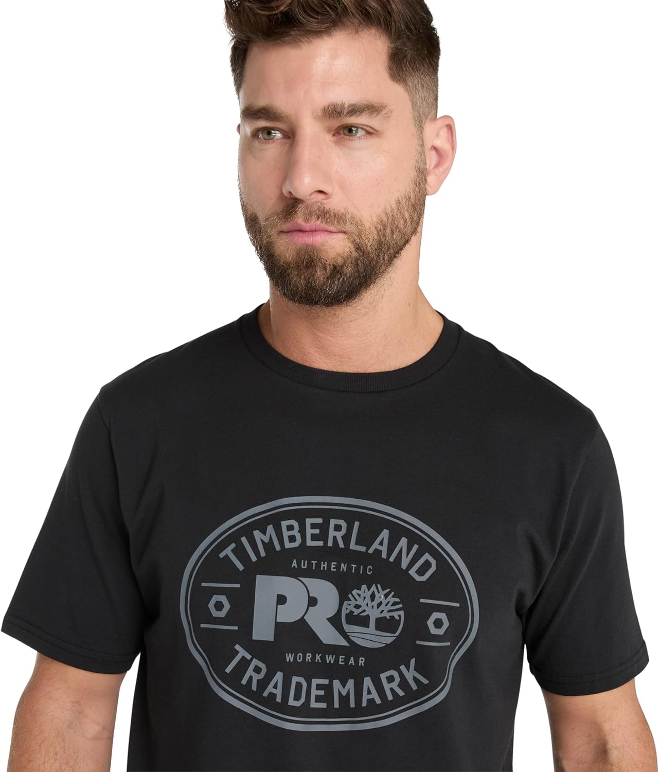 Timberland PRO Men’s Trademark Graphic Short-Sleeve T-Shirt(Black)