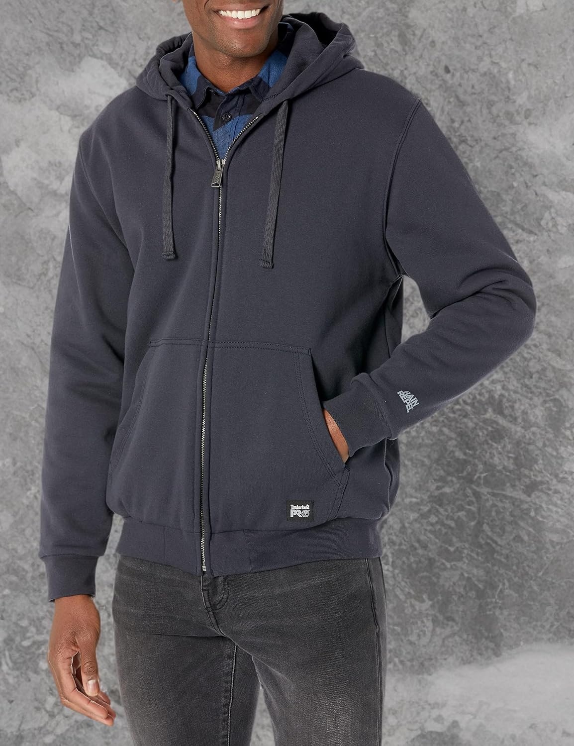 Timberland PRO Hood Honcho Sport Double Duty Full Zip(Navy/Yellow)