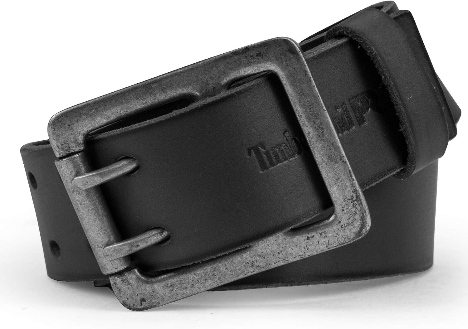 Timberland PRO Men’s 42mm Double Prong Leather Belt(Black)
