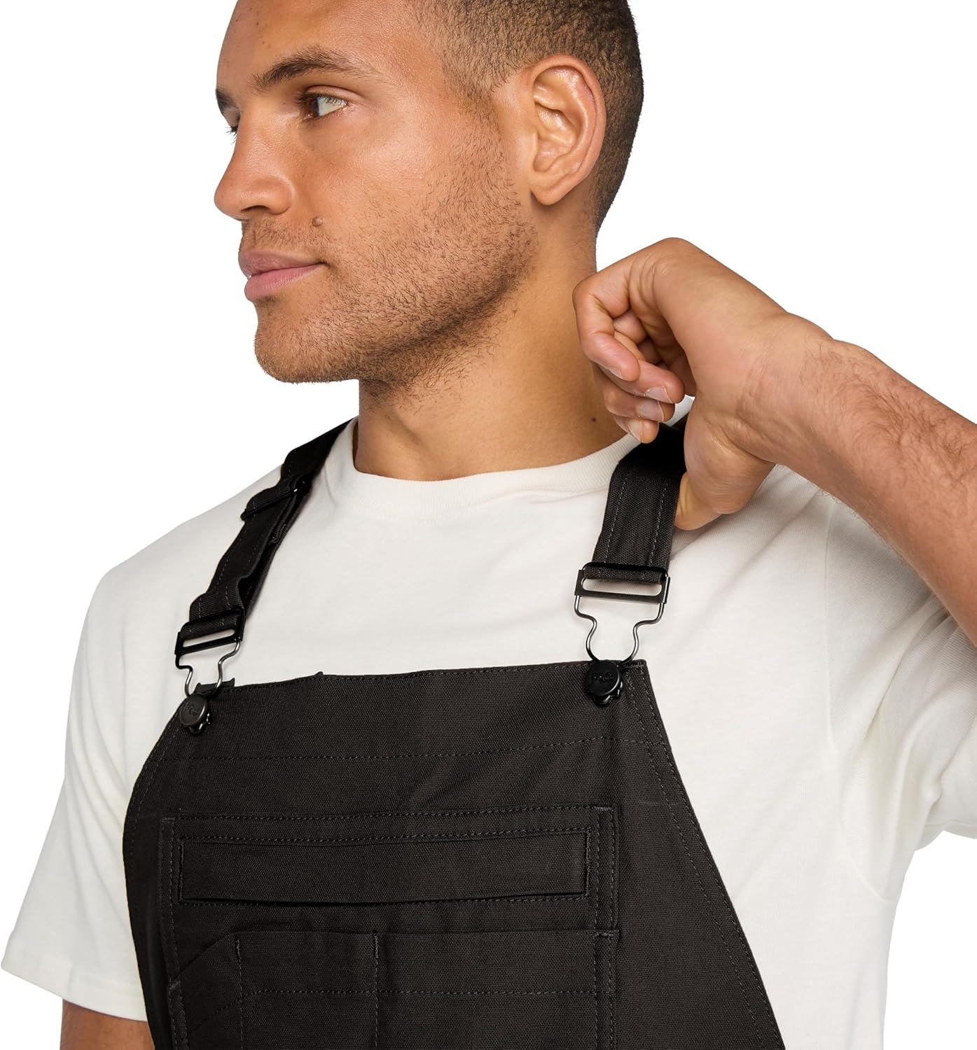 Timberland PRO mens Gritman Flex Canvas Bib(Black)