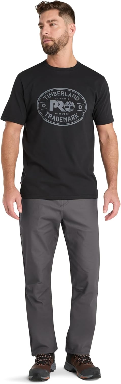 Timberland PRO Men’s Gritman Flex Athletic Fit 5 Pocket Work Pant(Ashpalt)