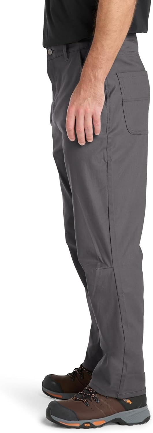 Timberland PRO Men’s Gritman Flex Athletic Fit 5 Pocket Work Pant(Ashpalt)