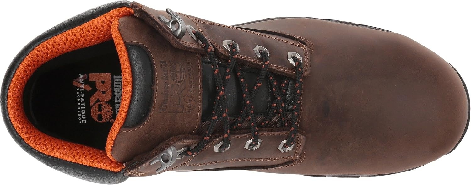 Timberland PRO Workstead 6″ Composite Safety Toe(Brown Full-grain Leather)