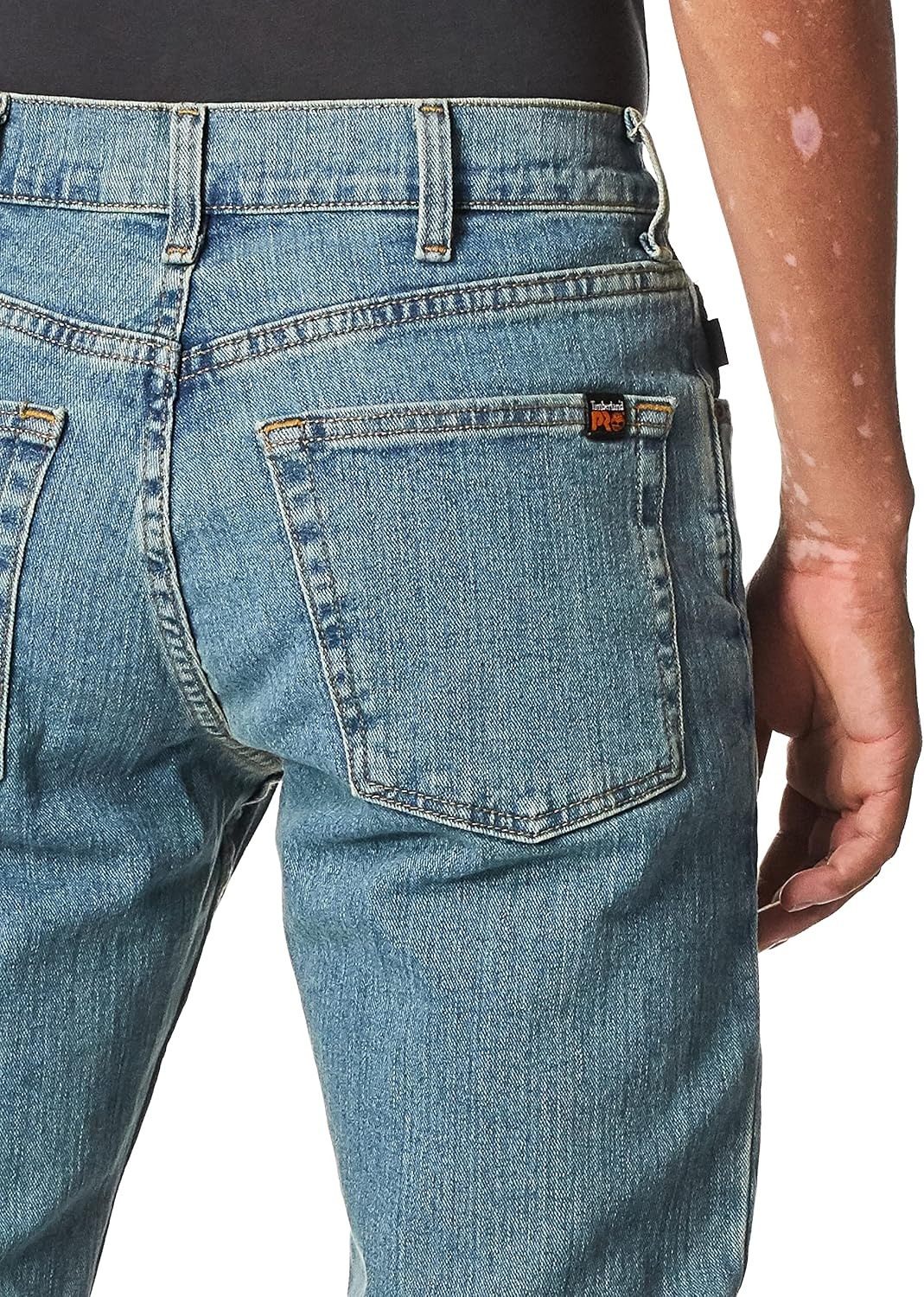 Timberland PRO Men’s A1OWF Grit-N-Grind Flex Jean Pants(Stone Wash)