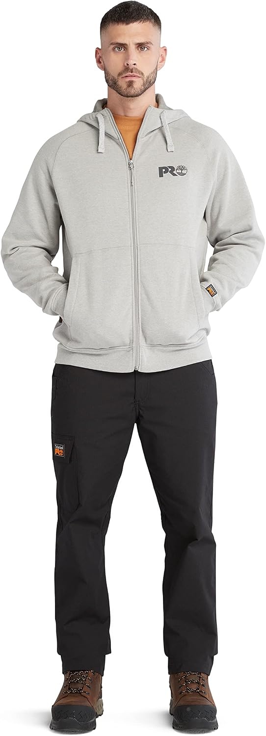 Timberland PRO mens Hood Honcho Sport Reflective Sweatshirt(Medium Grey Heather)