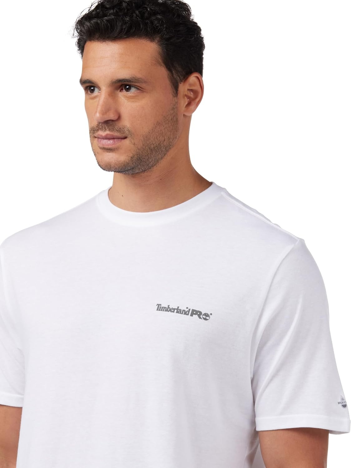Timberland PRO Men’s Base Plate Lw Corner Office Graphic Short Sleeve T-Shirt(White)