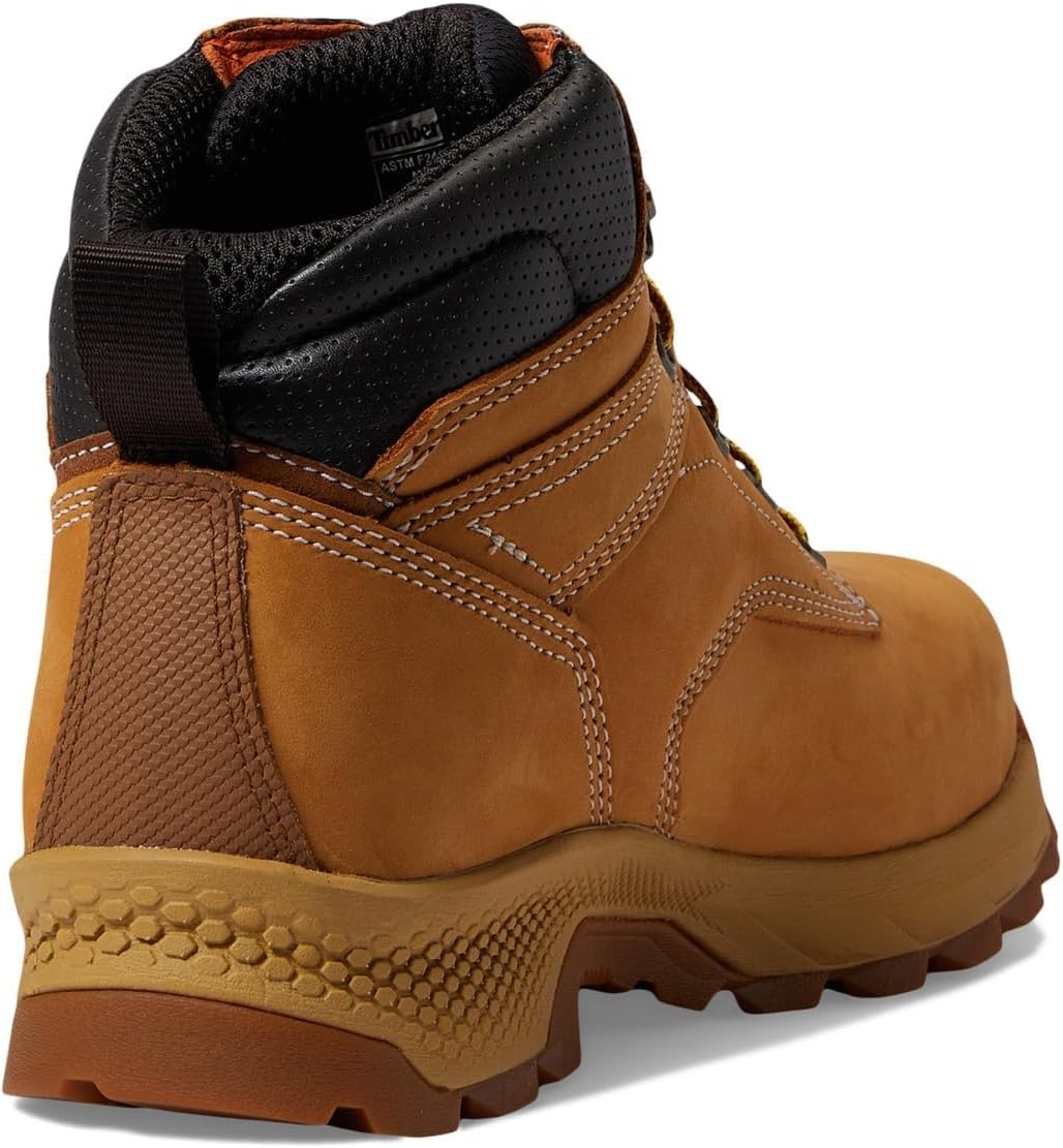 Timberland Mens Titan Ev 6 Inch Waterproof Composite Toe Work/Duty(Wheat)