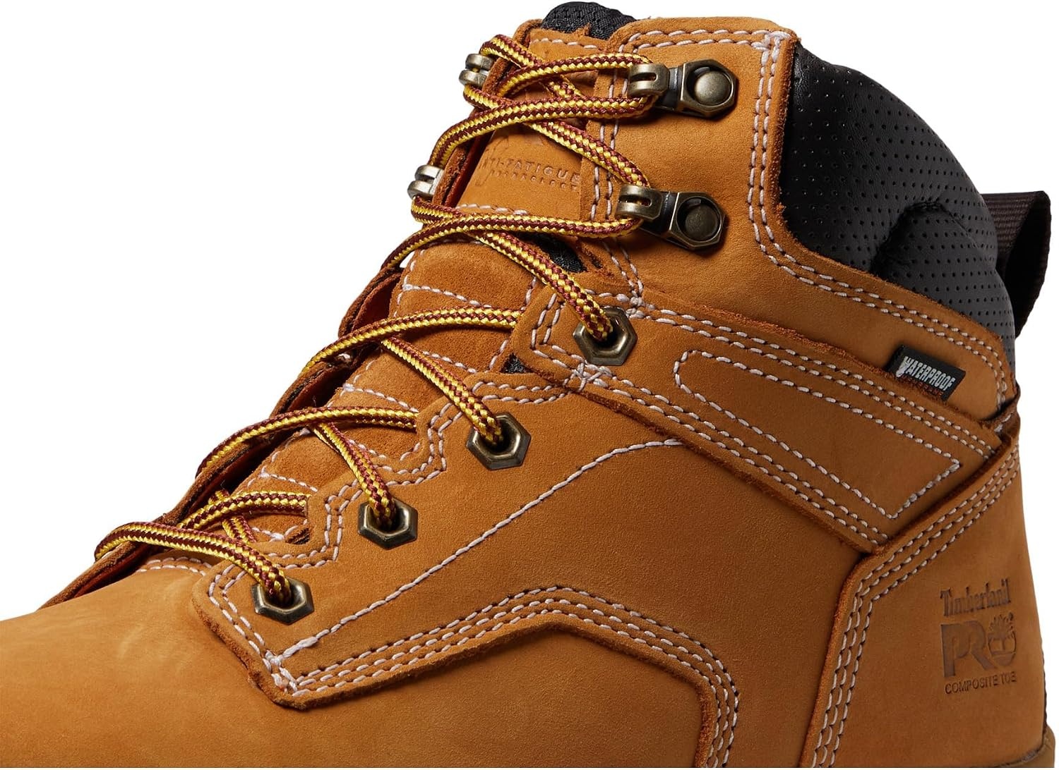 Timberland Mens Titan Ev 6 Inch Waterproof Composite Toe Work/Duty(Wheat)