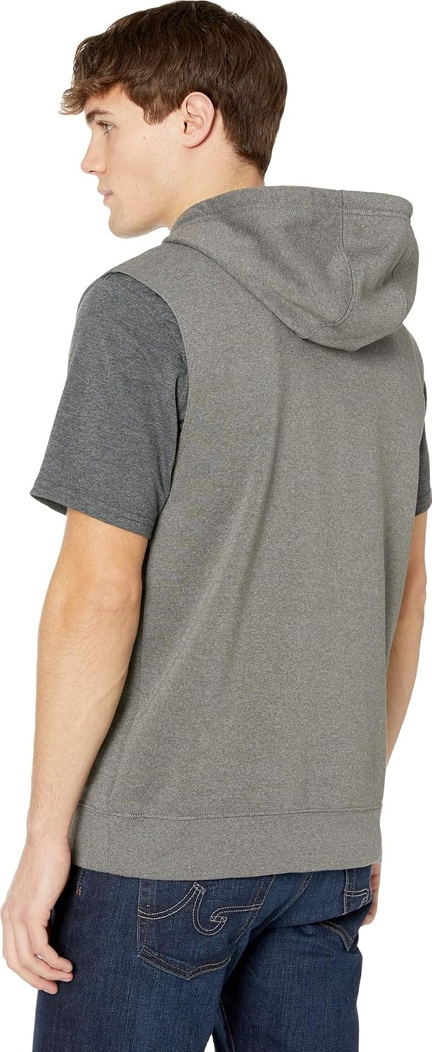 Timberland PRO Men’s Hood Honcho Sleeveless Hoodie(Dark Charcoal Heather)