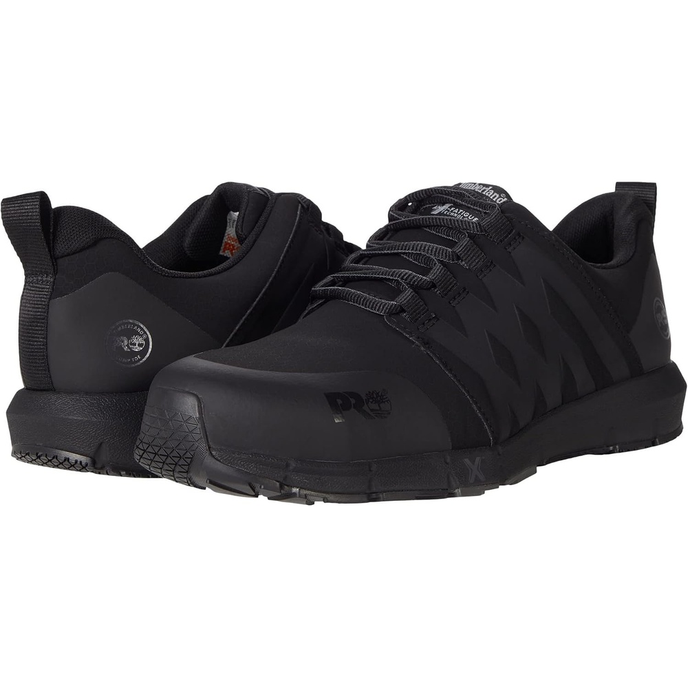 Timberland PRO® Radius Composite Safety Toe Shoes for Men – PRO Flex Technology – HoverSpring Foam Black Raptek 8.5 D – Medium