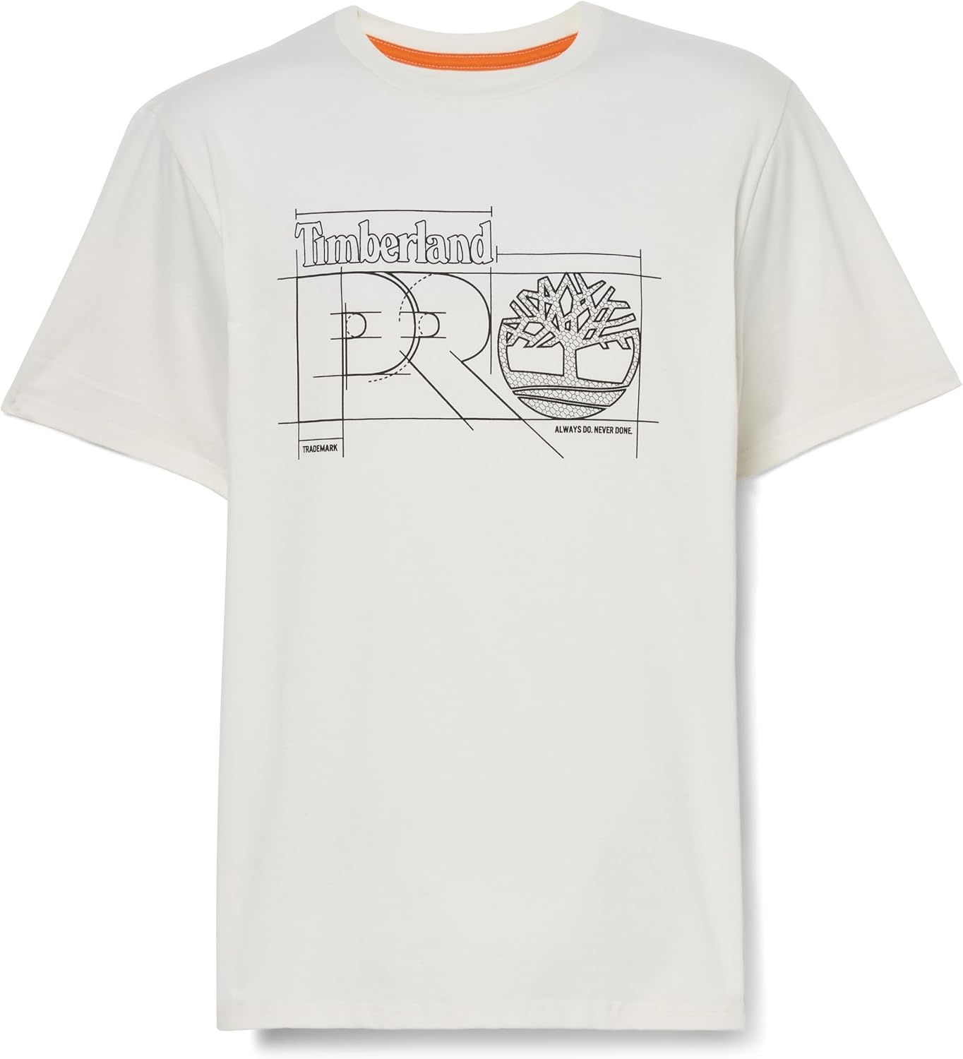 Timberland PRO Men’s Innovation Blueprint Short-Sleeve T-Shirt(Vintage White)