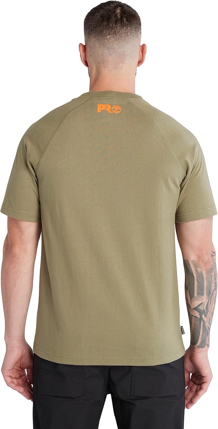 Timberland PRO Core Reflective PRO Logo Short Sleeve T-Shirt(Burnt Olive)