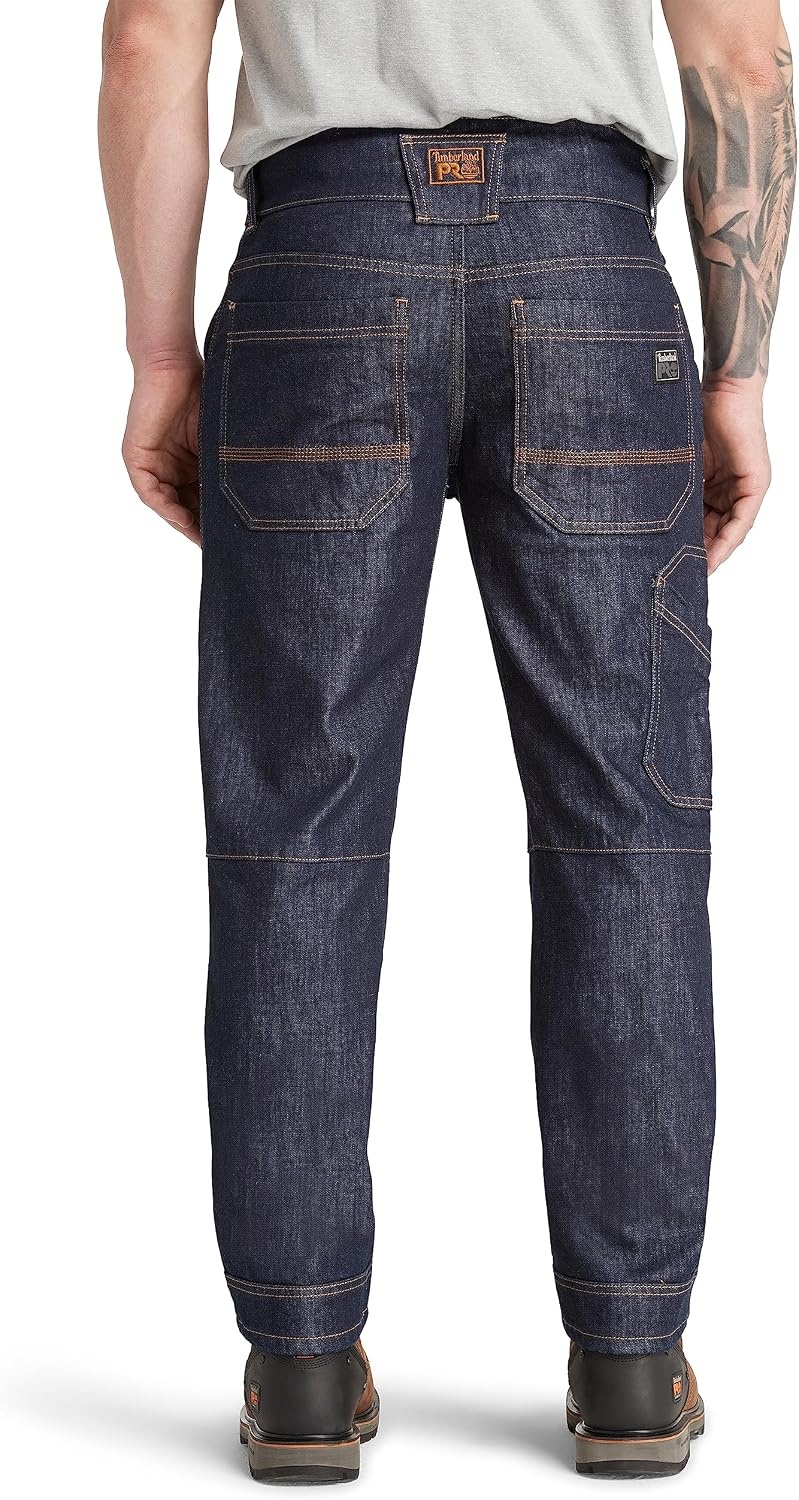 Timberland PRO Men’s Ballast PRO Athletic Fit Denim(Rinse Wash)