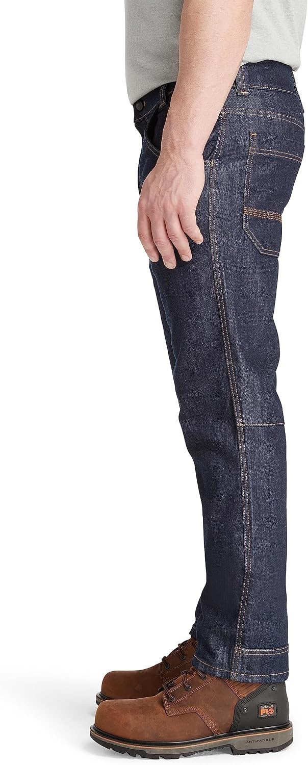 Timberland PRO Men’s Ballast PRO Athletic Fit Denim(Rinse Wash)