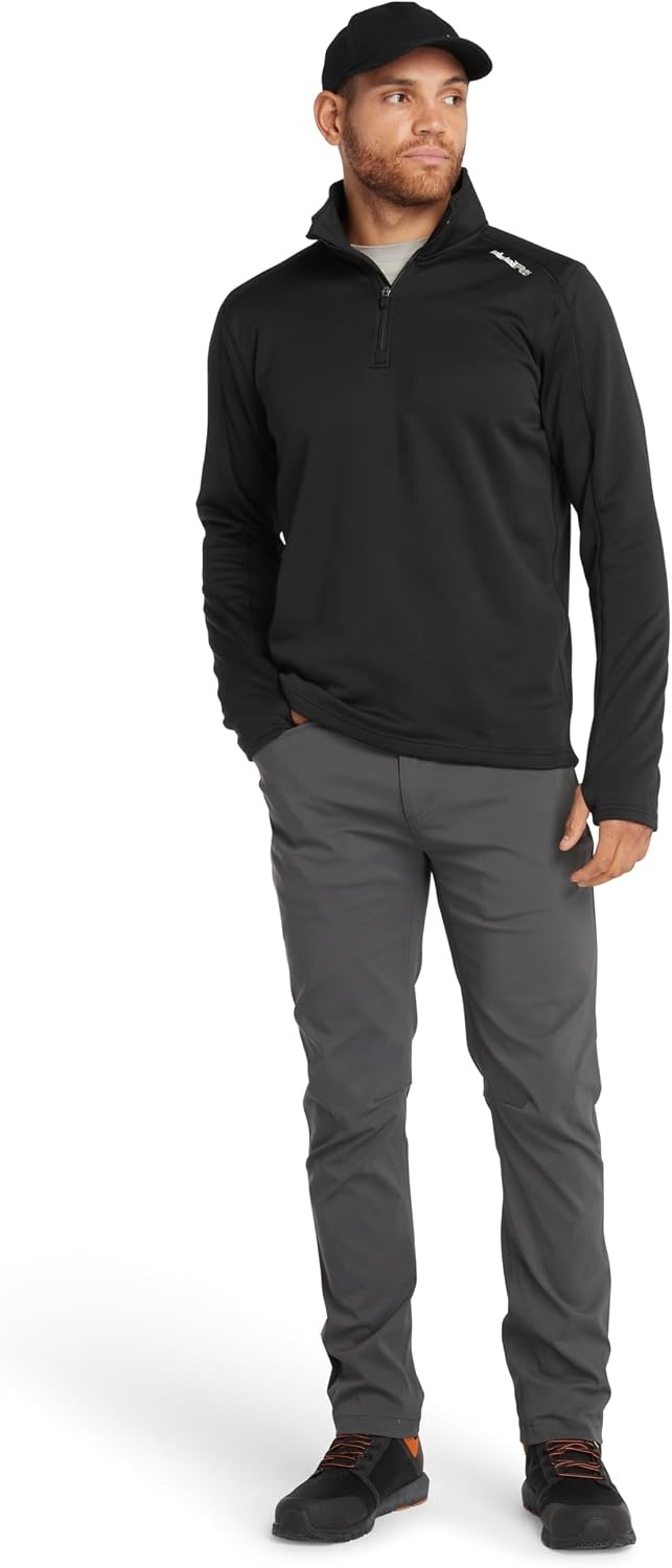 Timberland PRO Men’s 1/4 Zip Understory Fleece Top(Jet Black)