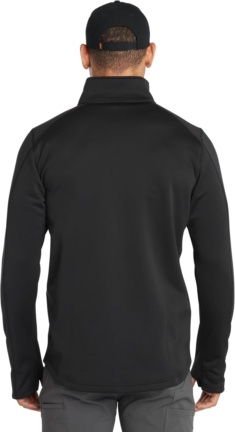 Timberland PRO Men’s 1/4 Zip Understory Fleece Top(Jet Black)