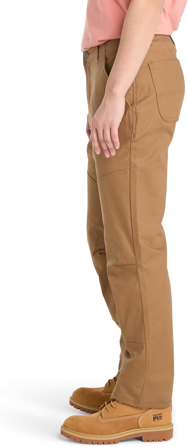 Timberland PRO Womens Gritman Flex Athletic Fit Double Front Utility Work Pant(Dark Wheat)