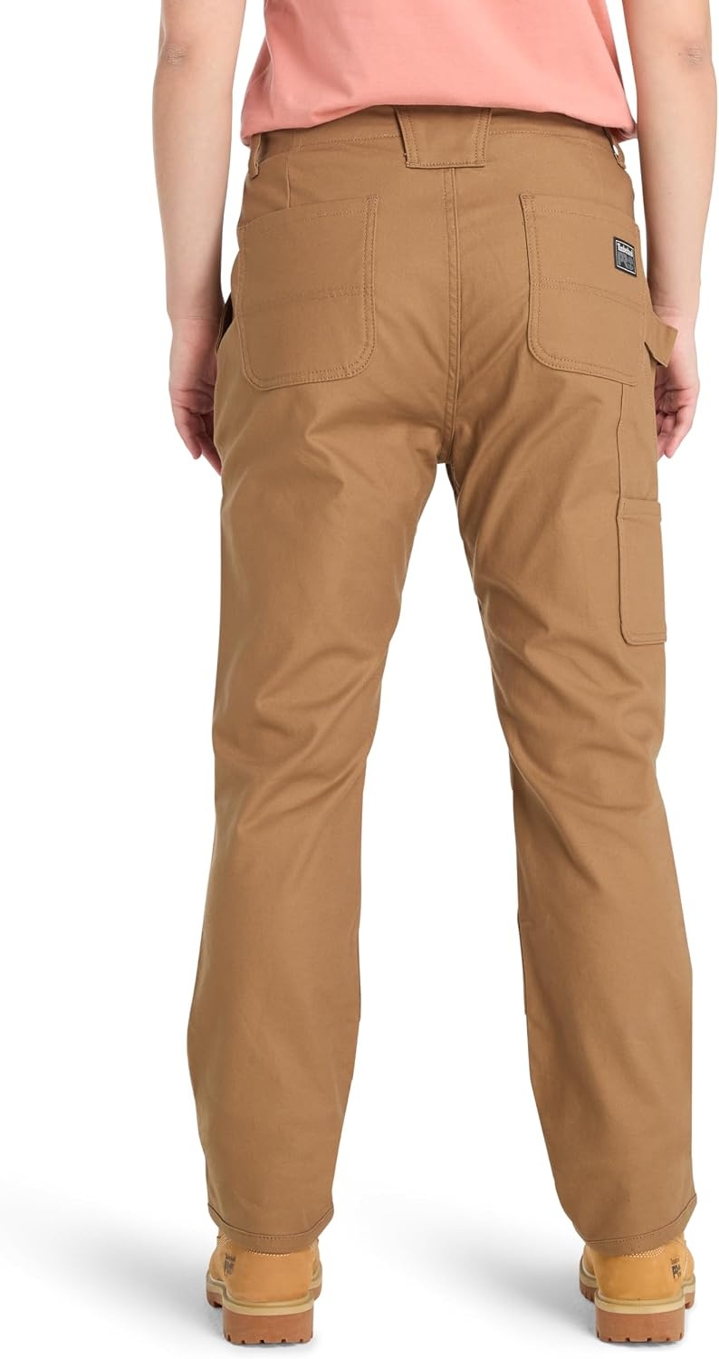 Timberland PRO Womens Gritman Flex Athletic Fit Double Front Utility Work Pant(Dark Wheat)