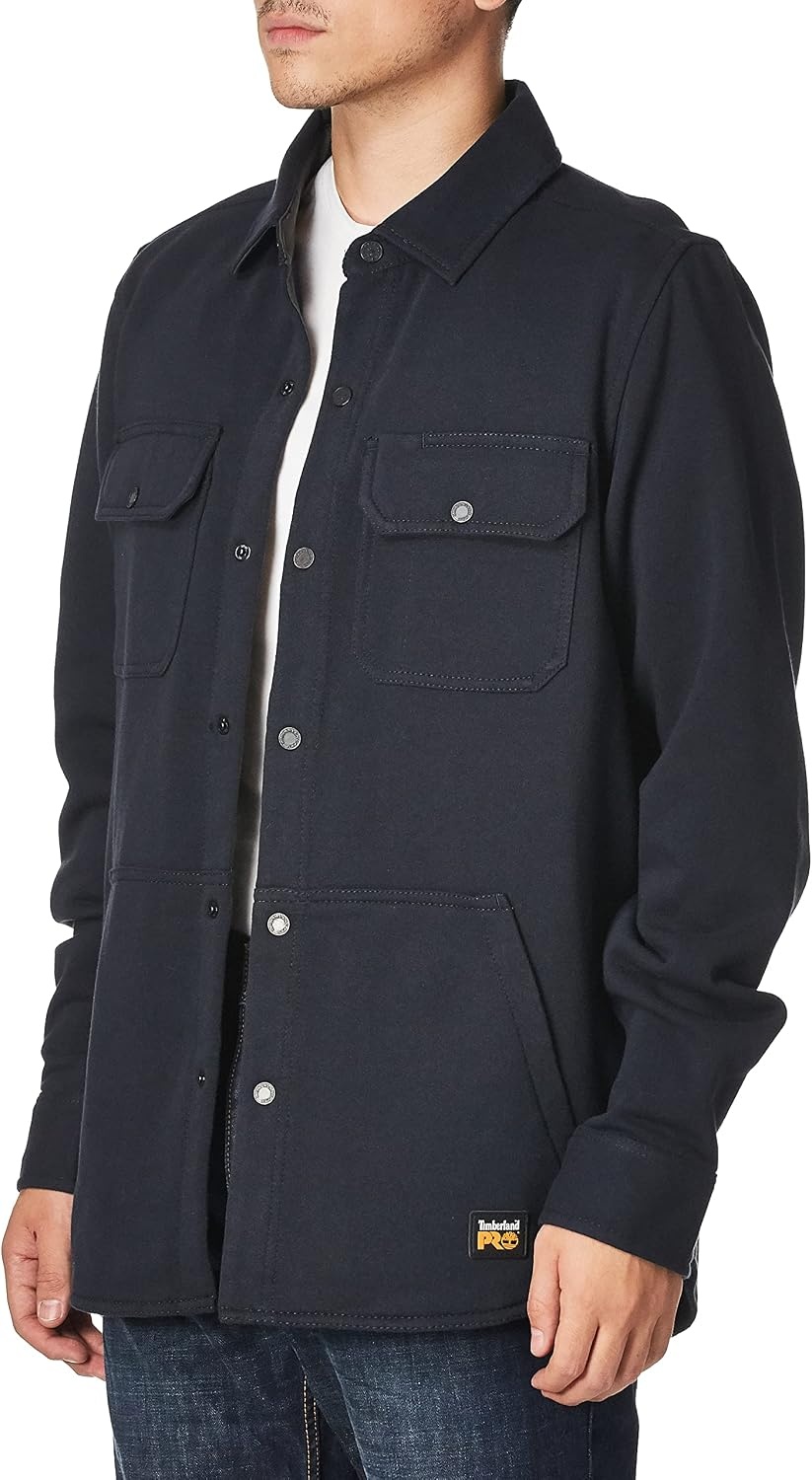 Timberland PRO Mill River Fleece Shirt Jacket(Dark Navy)