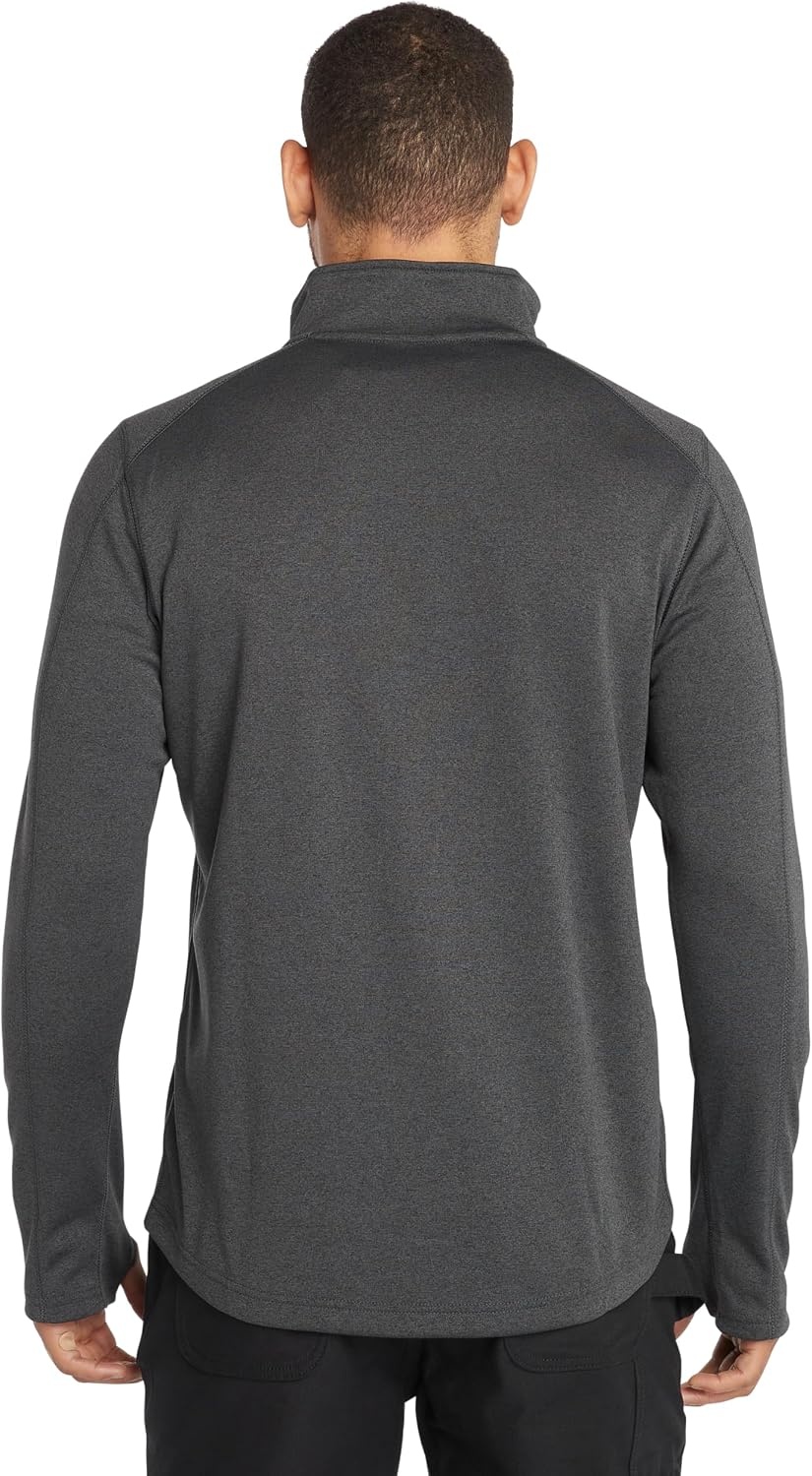 Timberland PRO Men’s 1/4 Zip Understory Fleece Top(Dark Charcoal Heather)