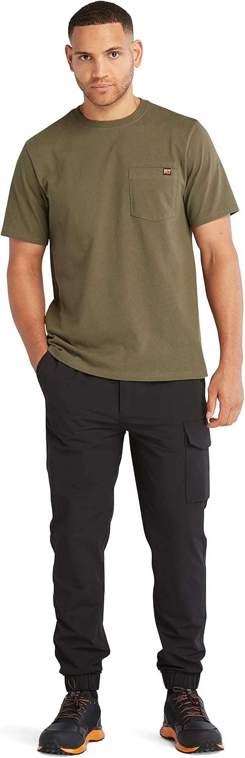 Timberland PRO Core Pocket Short Sleeve T-Shirt(Olive Night)