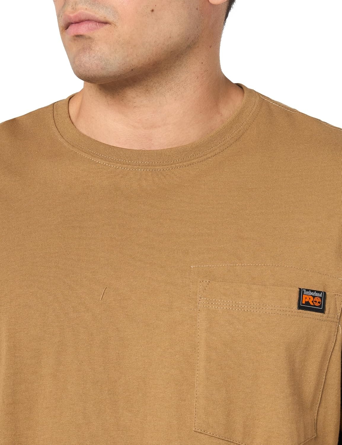 Timberland unisex-adult Core Pocket Long-sleeve T-shirtOutdoors Equipment(Dark Wheat)