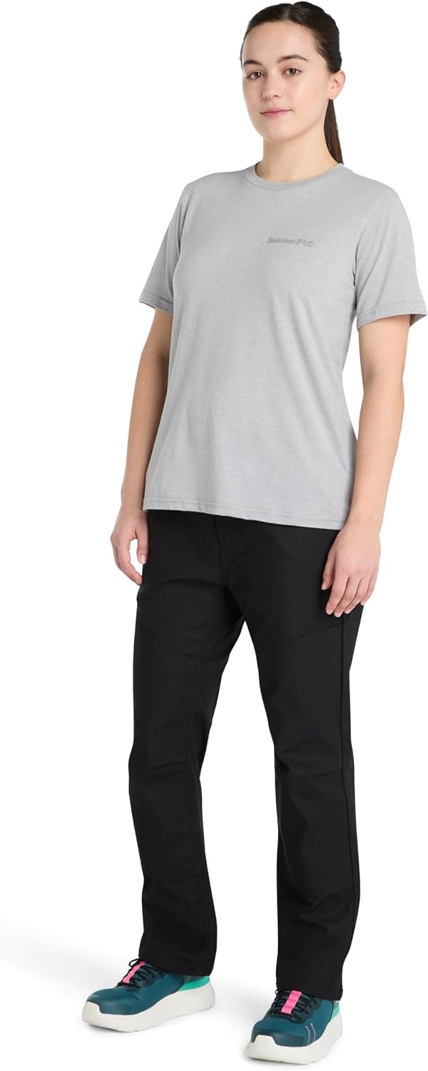 Timberland PRO Womens Gritman Flex Athletic Fit Double Front Utility Work Pant(Black)