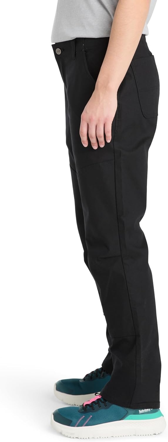 Timberland PRO Womens Gritman Flex Athletic Fit Double Front Utility Work Pant(Black)