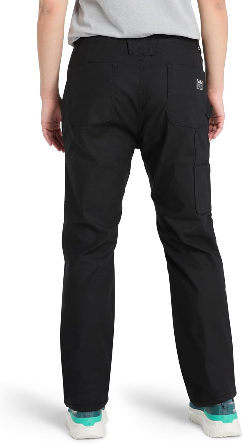 Timberland PRO Womens Gritman Flex Athletic Fit Double Front Utility Work Pant(Black)