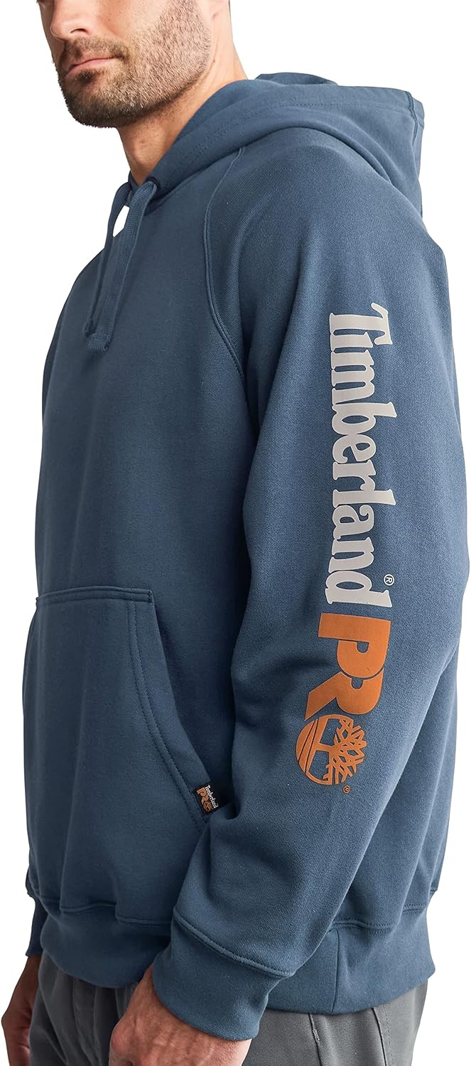 Timberland PRO Men’s Hood Honcho Sport Pullover Hooded Sweatshirt, Vintage Indigo, Large