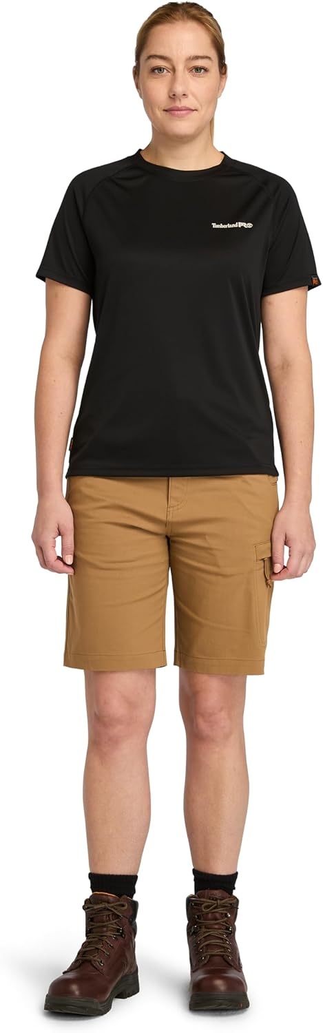 Timberland PRO Women’s Wicking Good Short-Sleeve T-Shirt(Black)